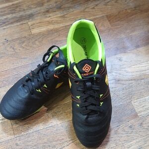 Dream Pairs Black Athletic Shoes with Neon Green Accents